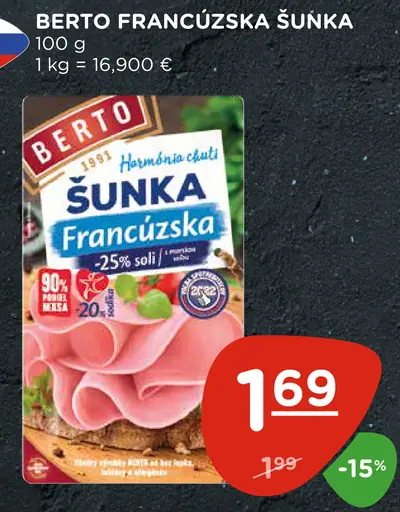 Berto francúzska šunka