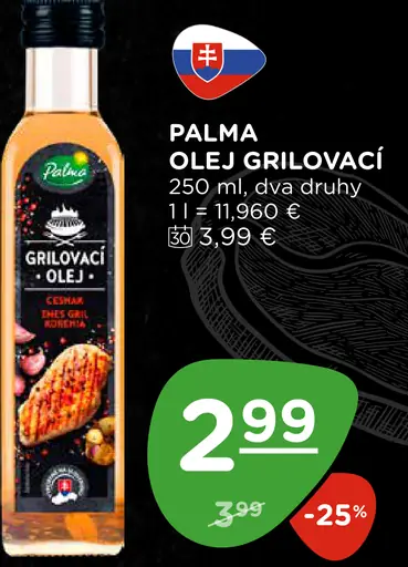 Palma olej grilovací