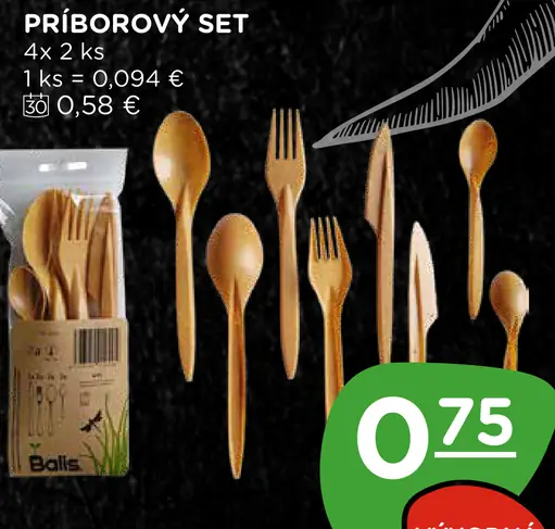 Príborový set jednorazový