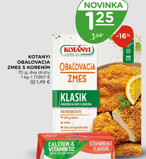 Kotányi obalovacia zmes s korením klasik