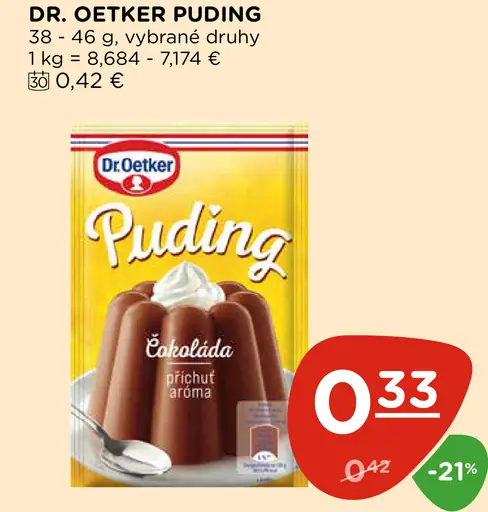 Dr. Oetker Puding čokoládová aróma