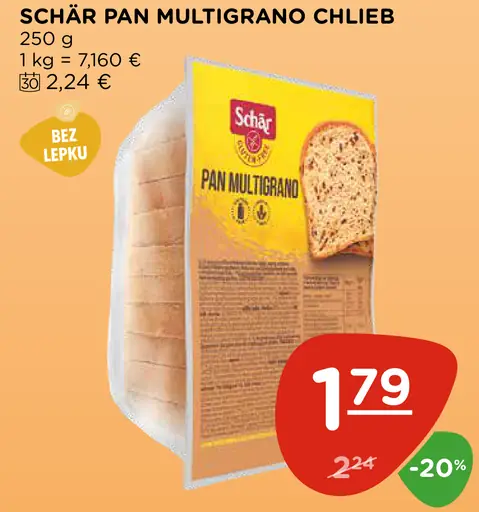 Schär Pan Multigrano chlieb