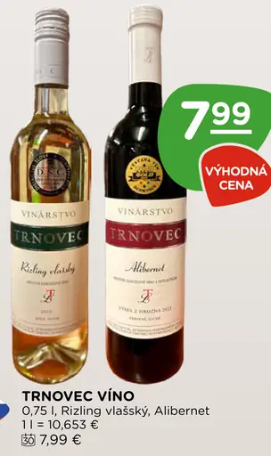 Trnovec Vino Rizling vlašský