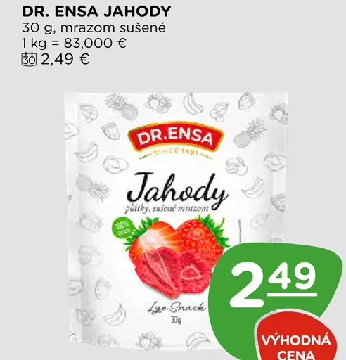 Dr. Ensa jahody sušené mrazom