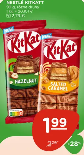 Nestlé KitKat čokoládová tyčinka