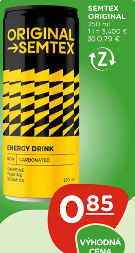 Original Semtex Energetický nápoj plechovka