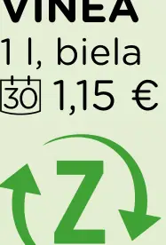 Vinea biela nealkoholický nápoj