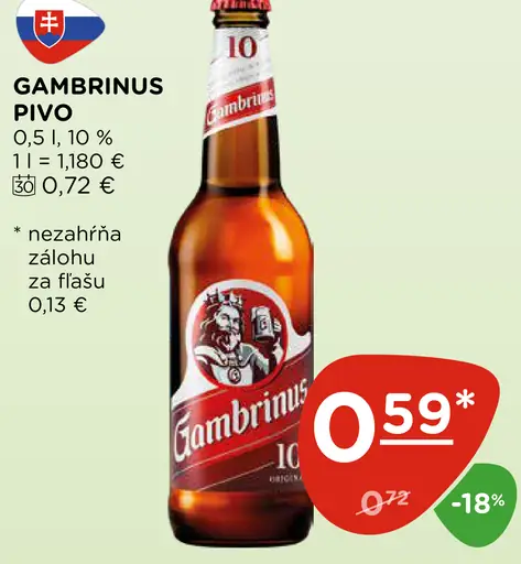 Gambrinus pivo