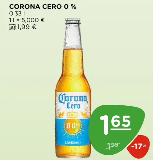 Corona Cero 0,0 % pivo