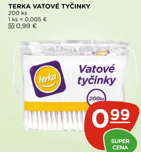 Terka vatové tyčinky