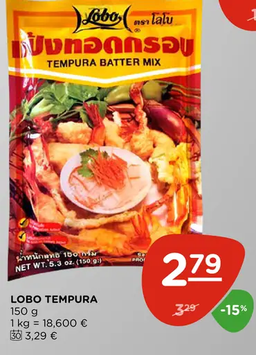 Lobo Tempura cestíčko na vyprážanie