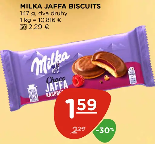 Milka Jaffa biscuits cherry choco / raspberry