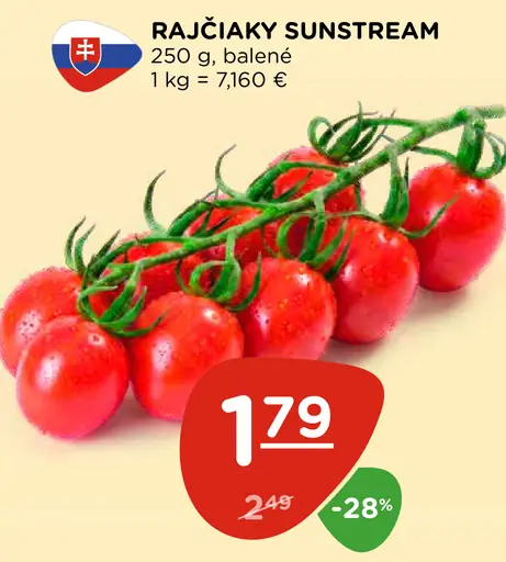 Paradajky Sunstream balené