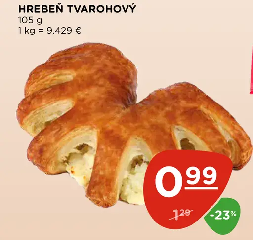 Hrebeň tvarohový