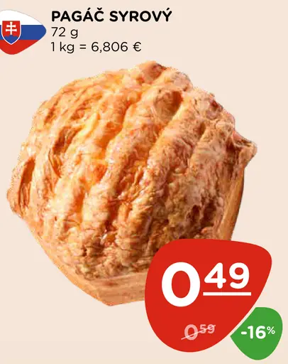 Pagáč syrový