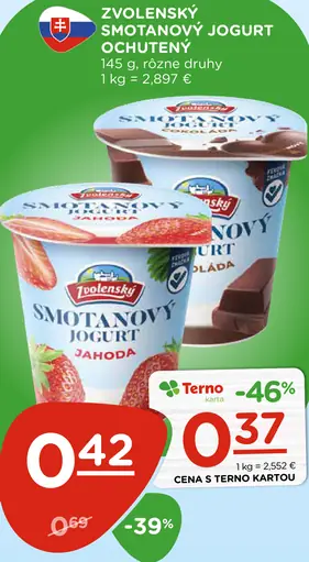 Zvolenský smotanový jogurt