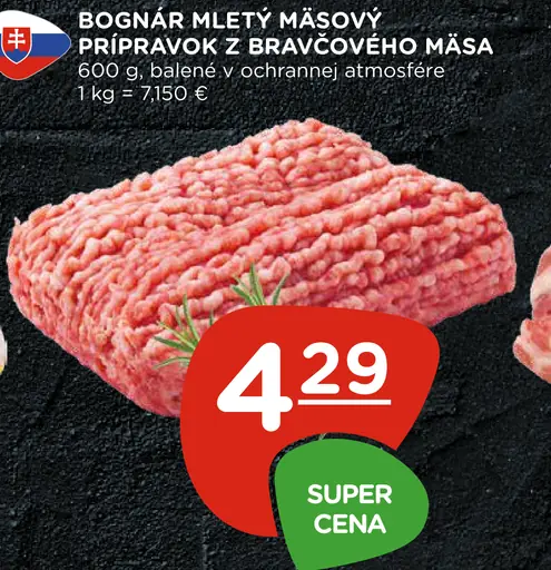 Bognár Mletý mäsový prípravok z bravčového mäsa