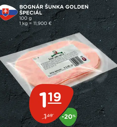 Bognár Šunka Golden Špeciál
