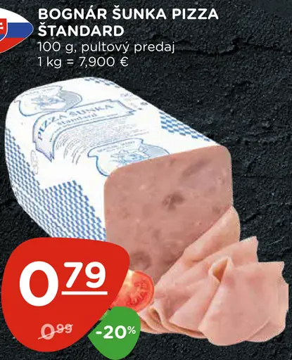 Bognár Šunka pizza štandard