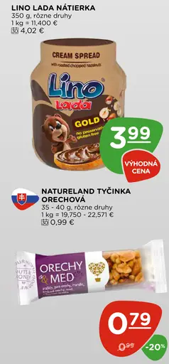 Lino Lada nátierka Gold