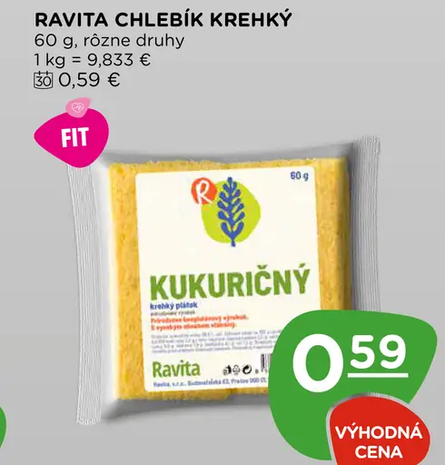 Ravita chlebík kukuričný