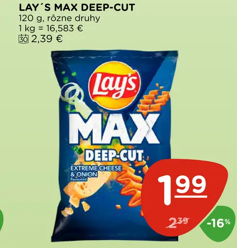 Lay’s Max Deep-Cut chipsy
