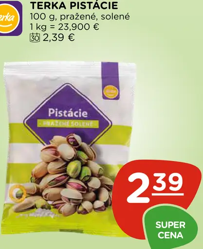 Terka pistácie pražené solené