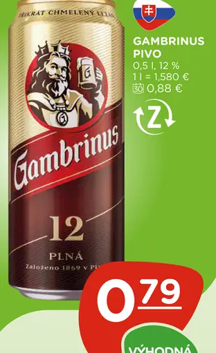 Gambrinus Plná plechovka