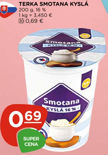 Terka Smotana kyslá 16%