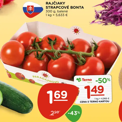 Rajčiaky strapcové Bonta