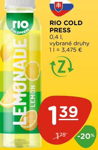 Rio Cold Press Lemonade
