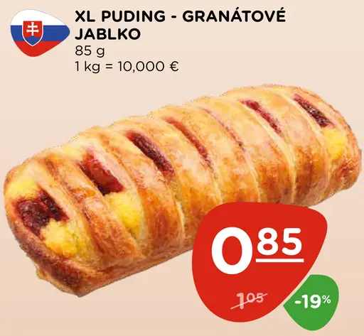 XL puding granátové jablko