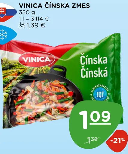 Vinica čínska zmes mrazená zelenina