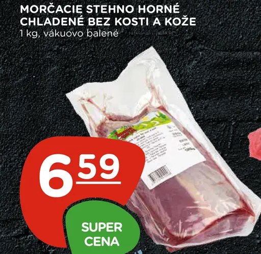 Morčacie stehno horné bez kosti a kože chladené balené