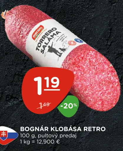 Bognár klobása Retro