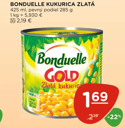 Bonduelle Gold Zlatá kukurica