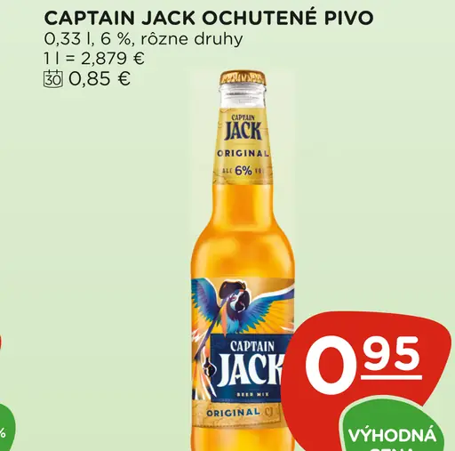 Captain Jack pivo plechovka