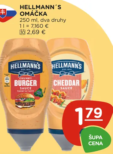 Hellmann's Chunky Burger omáčka