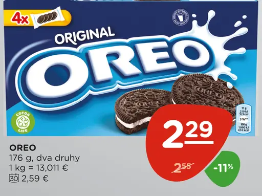 Oreo originál sušienky