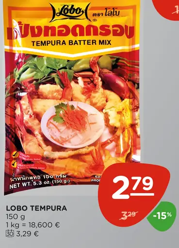 Lobo Tempura zmes na cestíčko
