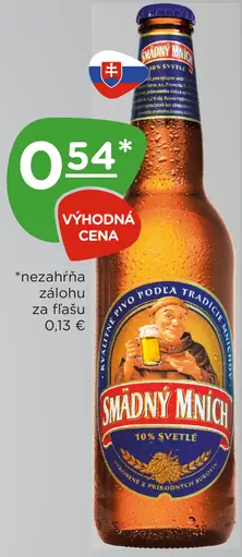 Šmädný Mních pivo