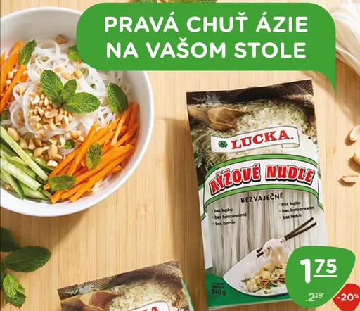 Lucka tenké ryžové rezance