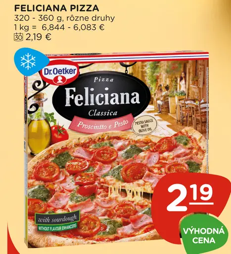 Dr. Oetker Pizza rôzne druhy
