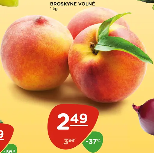 Broskyne voľné