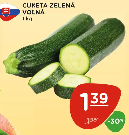 Cuketa zelená voľná