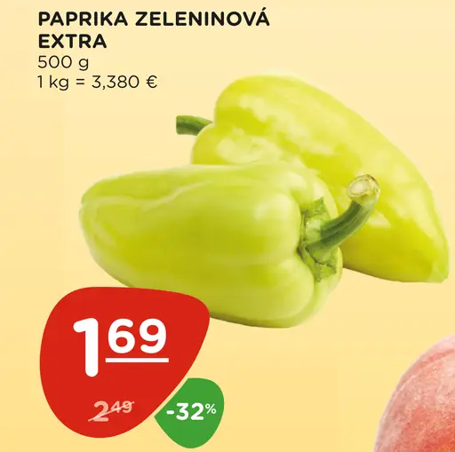 Paprika zeleninová extra