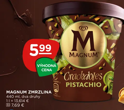 Magnum zmrzlina Crackables Pistachio