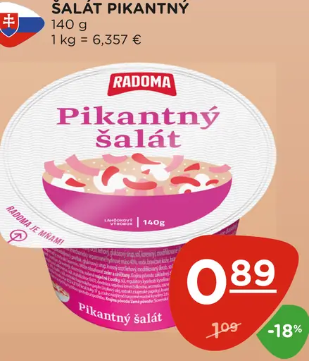 Šalát pikantný