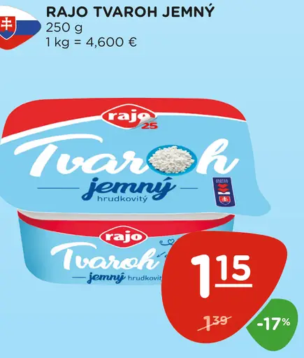 Rajo Tvaroh jemný