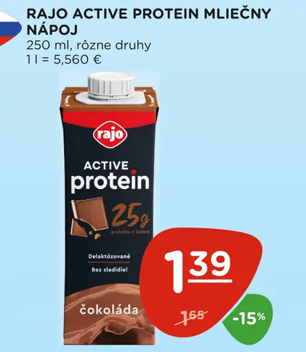 Rajo Protein mliečny nápoj čokoláda
